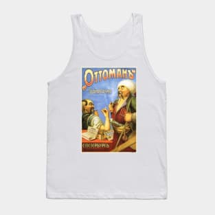 OTTOMAN'S CIGARETTES Vintage Turkish Tobacco Factory Advertisement Tank Top